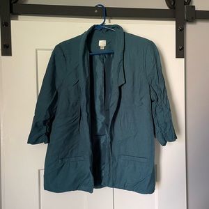 Women’s Lauren Conrad teal blazer size 14